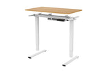 NNEKGE ET150 Series Standing Desk with USB Port (Natural White)