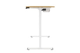 NNEKGE ET150 Series Standing Desk with USB Port (Natural White)