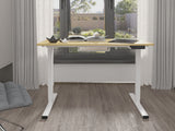 NNEKGE ET150 Series Standing Desk with USB Port (Natural White)