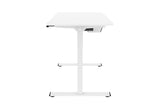 NNEKGE ET150 Series Standing Desk with USB Port (White White)