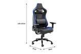 NNEKG Subzero Quilted Premium Gaming Chair (Black Blue)