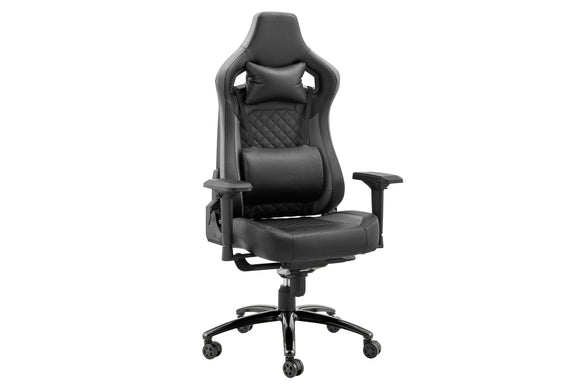 NNEKG Subzero Quilted Premium Gaming Chair (Black Grey)