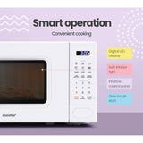 NNEDSZ  20L Microwave Oven 700W Countertop Kitchen Cooker White