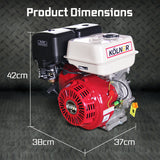 NNEDPE 7HP Horizontal Key Shaft Q Type Petrol ENGINE - Recoil Start