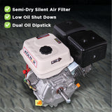 NNEDPE 7HP Horizontal Key Shaft Q Type Petrol ENGINE - Recoil Start