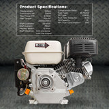 NNEDPE Kolner 13hp 25.4mm Horizontal Key Shaft Q Type Petrol Engine Electric Start