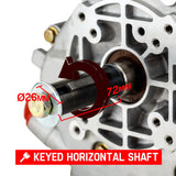 NNEMB 7HP DIESEL Stationary Engine 4 Stroke OHV Horizontal Shaft Motor