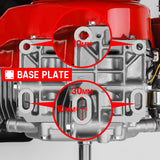 NNEMB 13HP Petrol Stationary Engine OHV 4 Stroke Horizontal Shaft Electric Start Motor