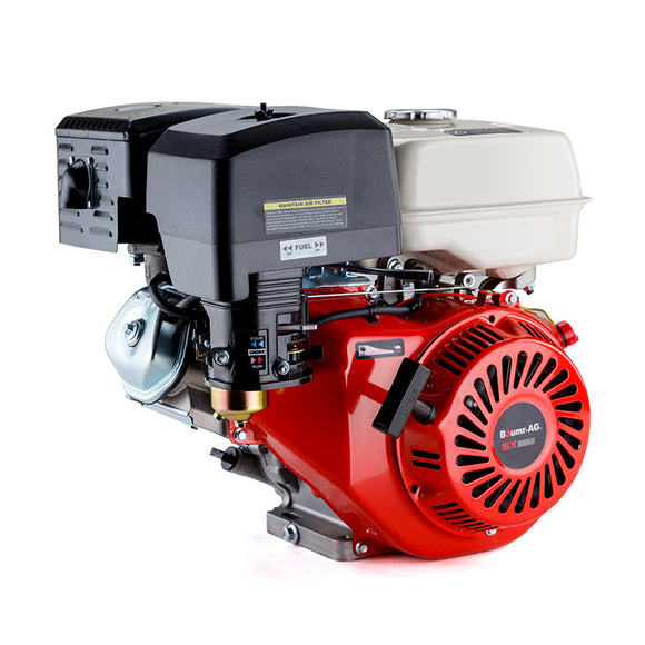 NNEMB 13HP Petrol Stationary Engine 4-stroke OHV Motor Horizontal Shaft Recoil Start