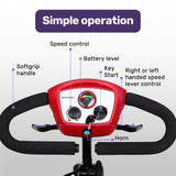 NNEMB SmartRider Folding Electric Mobility Scooter-Black & Red