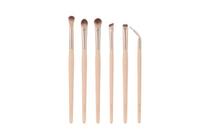 NNEKGE 6 Piece Eyeshadow Eyeliner Brush Set