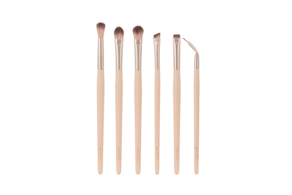 NNEKGE 6 Piece Eyeshadow Eyeliner Brush Set