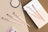NNEKGE 6 Piece Eyeshadow Eyeliner Brush Set