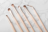 NNEKGE 6 Piece Eyeshadow Eyeliner Brush Set