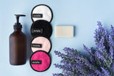 NNEKG Estelle Reusable Makeup Remover Microfibre Wipes Pads 4 Pack
