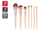NNEKG Estelle 7 Piece Makeup Brush Set