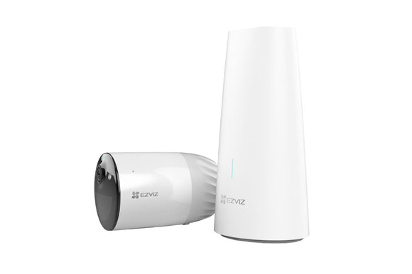 NNEKG Full HD 1080p Wireless Security Camera with 12900mAH Battery & Base Station (BC1 1)