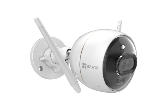 NNEKG Intelligent Dual Lens Outdoor Wi Fi 1080p Security Camera with AI Powered Person & Vehicle Detection (C3X)