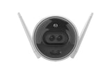 NNEKG Intelligent Dual Lens Outdoor Wi Fi 1080p Security Camera with AI Powered Person & Vehicle Detection (C3X)