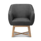 NNEDSZ Aston Tub Accent Chair Charcoal