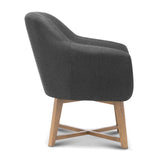 NNEDSZ Aston Tub Accent Chair Charcoal