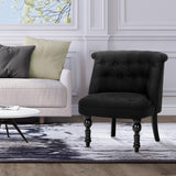 NNEDSZ Fabric Occasional Accent Chair - Black