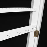 NNEDPE Floor Standing Jewellery Cabinet With Led Light Mirror