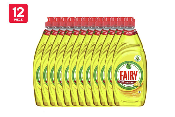 NNEKG Fairy Dishwashing Liquid Lemon 495ml 12 Pack