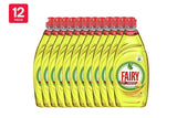 NNEKG Fairy Dishwashing Liquid Lemon 495ml 12 Pack