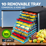 NNEDSZ Food Dehydrator with 10 Trays