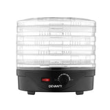 NNEDSZ Food Dehydrator with 5 Trays - Black
