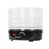 NNEDSZ Food Dehydrator with 5 Trays - Black