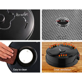 NNEDSZ Food Dehydrator with 5 Trays - Black