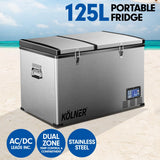 NNEDPE Kolner 125L Portable Fridge Cooler Freezer Camping