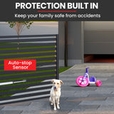 NNEMB Automatic Electric Gate Opener Double Swing Arm Kit-3x Remote Controllers