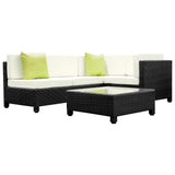 NNEDSZ 5PC Outdoor Furniture Sofa Set Lounge Setting Wicker Couches Garden Patio Pool