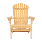 NNEDSZ Outdoor Chairs Furniture Beach Chair Lounge Wooden Adirondack Garden Patio