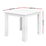 NNEDSZ Outdoor Side Beach Table - White