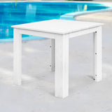 NNEDSZ Outdoor Side Beach Table - White