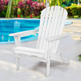 NNEDSZ Outdoor Furniture Adirondack Chairs Beach Chair Lounge Wooden Patio Garden