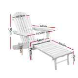NNEDSZ Set of 2 Outdoor Sun Lounge Chairs Patio Furniture Lounger Beach Chair Adirondack