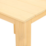 NNEDSZ 3 Piece Wooden Outdoor Beach Chair and Table Set