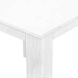 NNEDSZ 3 Piece Outdoor Adirondack Beach Chair and Table Set - White