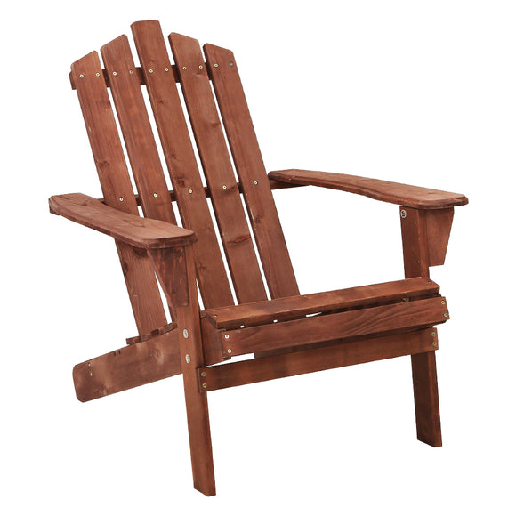 NNEDSZ Outdoor Sun Lounge Beach Chairs Table Setting Wooden Adirondack Patio Brown Chair