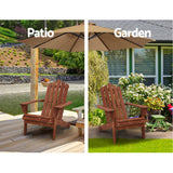 NNEDSZ Outdoor Sun Lounge Beach Chairs Table Setting Wooden Adirondack Patio Chair Brown