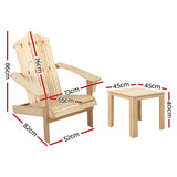 NNEDSZ Outdoor Sun Lounge Beach Chairs Table Setting Wooden Adirondack Patio Natural Wood Chair
