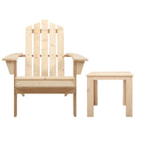 NNEDSZ Outdoor Sun Lounge Beach Chairs Table Setting Wooden Adirondack Patio Natural Wood Chair