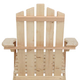 NNEDSZ Outdoor Sun Lounge Beach Chairs Table Setting Wooden Adirondack Patio Natural Wood Chair