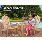 NNEDSZ Outdoor Sun Lounge Beach Chairs Table Setting Wooden Adirondack Patio Natural Wood Chair