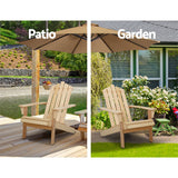 NNEDSZ Outdoor Sun Lounge Beach Chairs Table Setting Wooden Adirondack Patio Natural Wood Chair